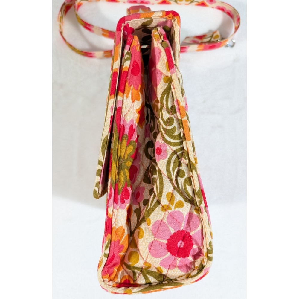 2010 Vera Bradley Julia Folkloric Quilted Crossbody Handbag - Picture 7 of 16